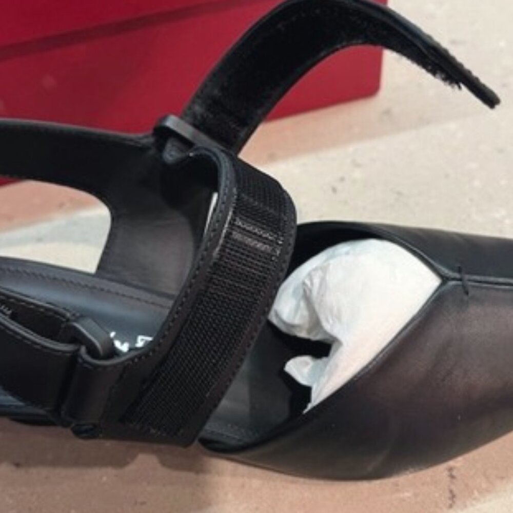 Ferragamo Sagar 40 Lambskin Slingback Pumps - Women - US7C - NWT - Picture 7 of 12